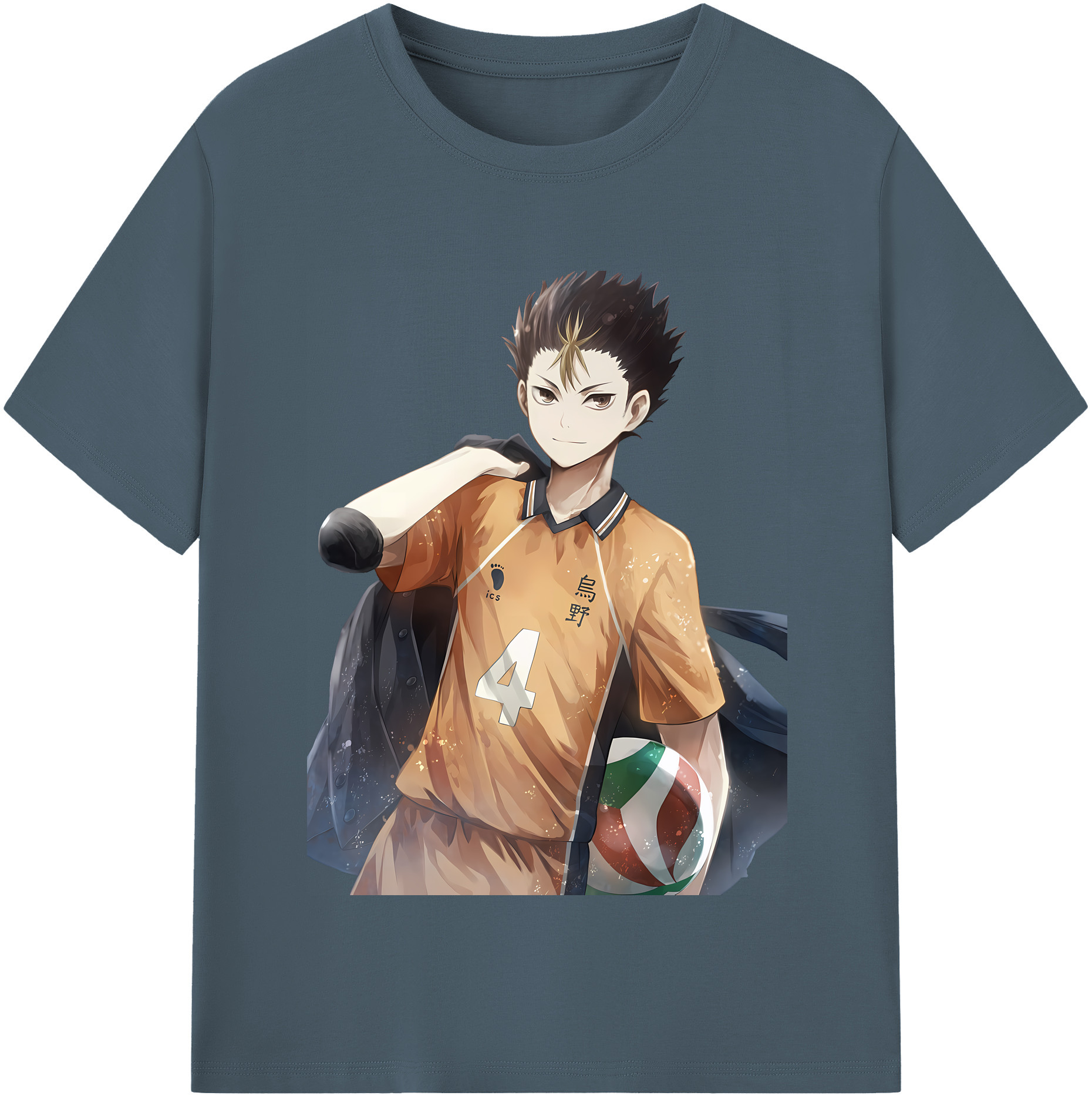 （画像用） ハイキュー!! Haikyu!! 綿100％半袖Tシャツ（フロントプリント）